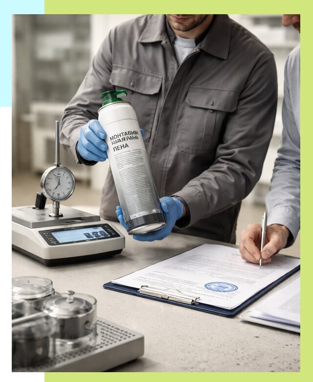 Сертификация монтажной пены в Брянске от 16127 р. | Алешин-Бнк