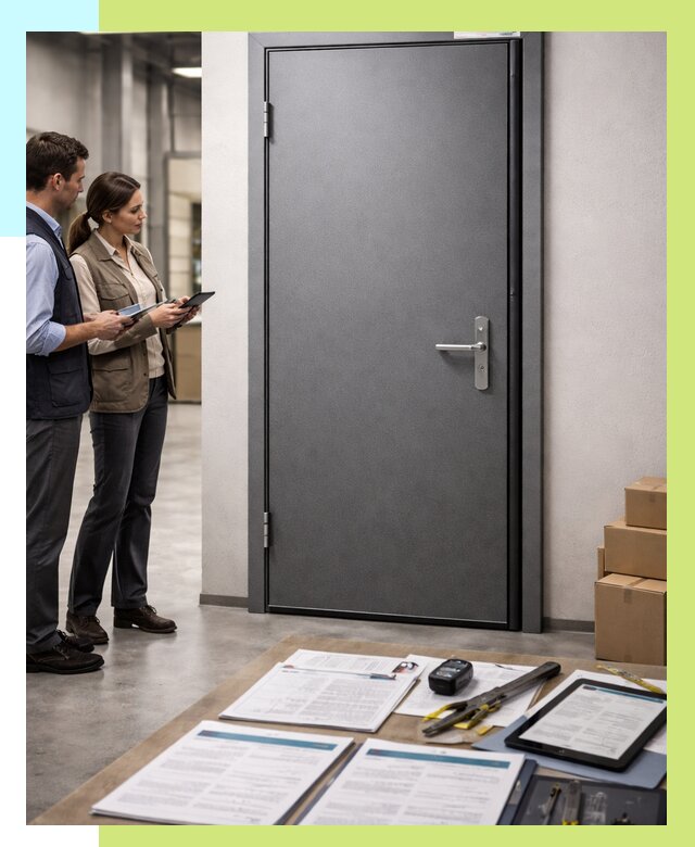 Сертификация противопожарных дверей в Брянске от 9676 р. | Алешин-Бнк