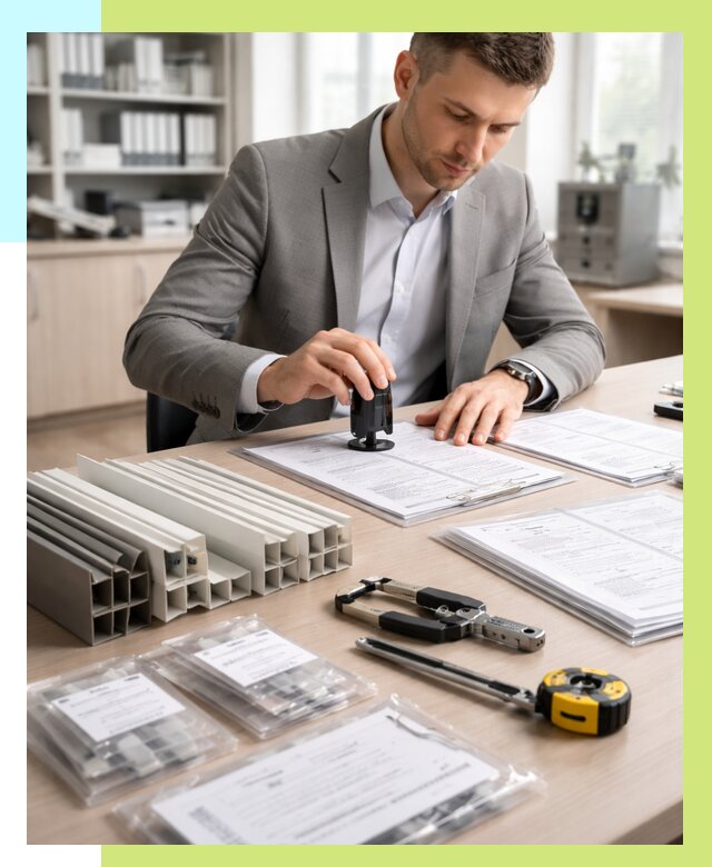 Сертификация ПВХ продукции в Брянске от 9138 р., Алешин-Бнк