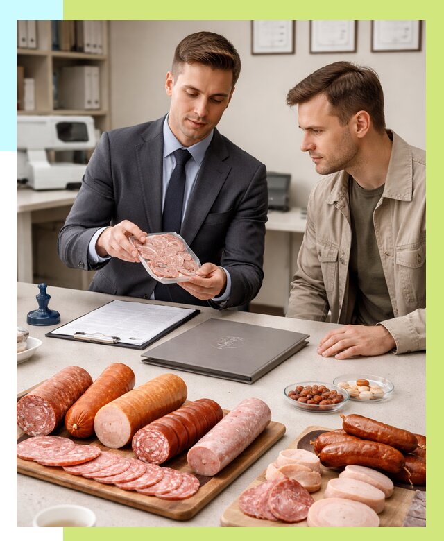 Сертификация колбасных изделий в Брянске от 8063 р. | Алешин-Бнк