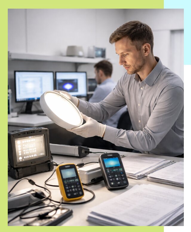 Сертификация светильников в Брянске: испытания и оформление