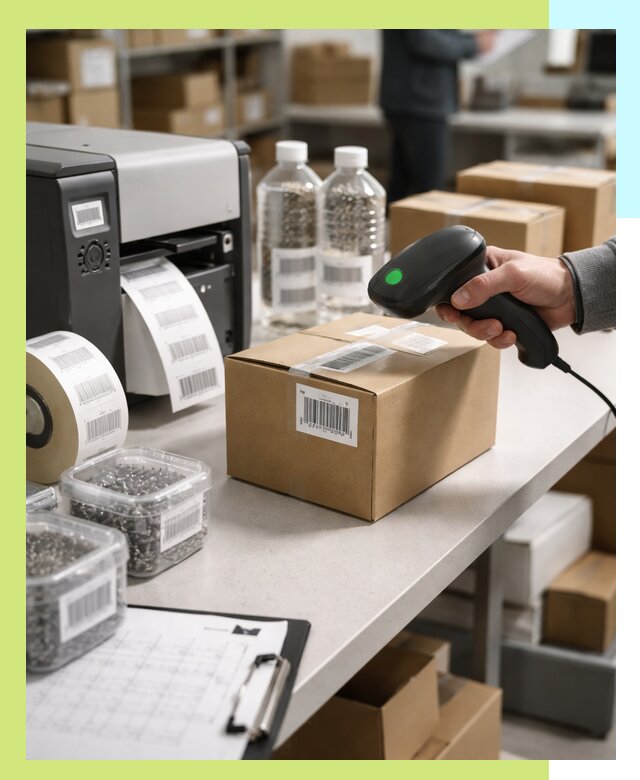 Штрихкодирование продукции и маркировка для продажи в Брянске