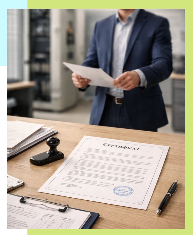 Сертификат на оборудование в Брянске от 16127 р. | Алешин-Бнк