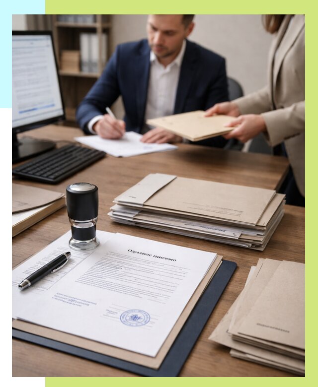 Отказное письмо для таможни в Брянске от 3225 р, Алешин-Бнк