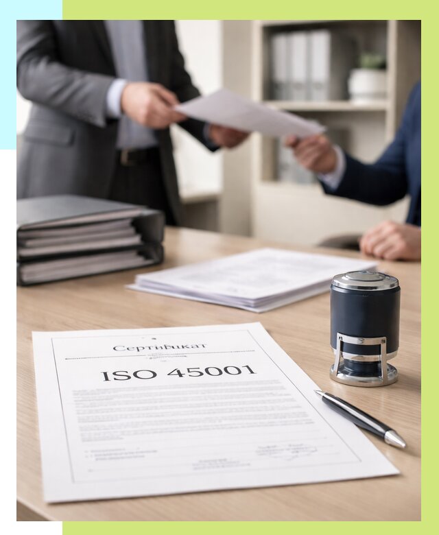 Сертификат ISO 45001 в Брянске под ключ от 48380 р. | Алешин-Бнк