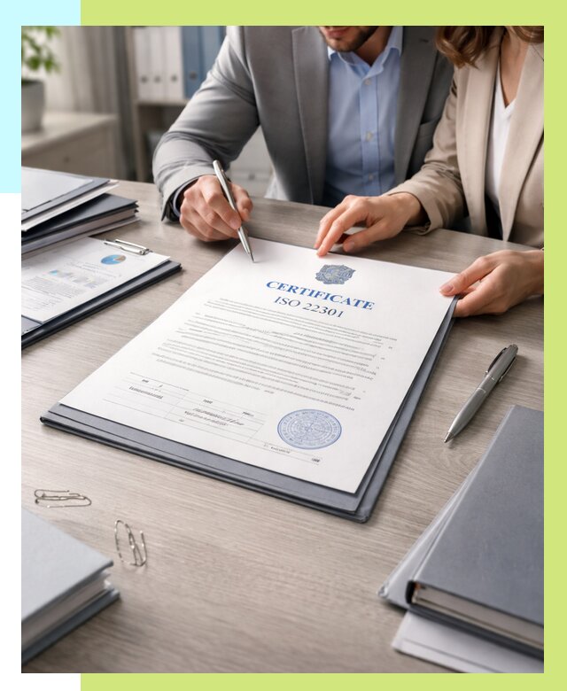 Сертификат ISO 22301 в Брянске от 48380 р. | Алешин-Бнк срочно